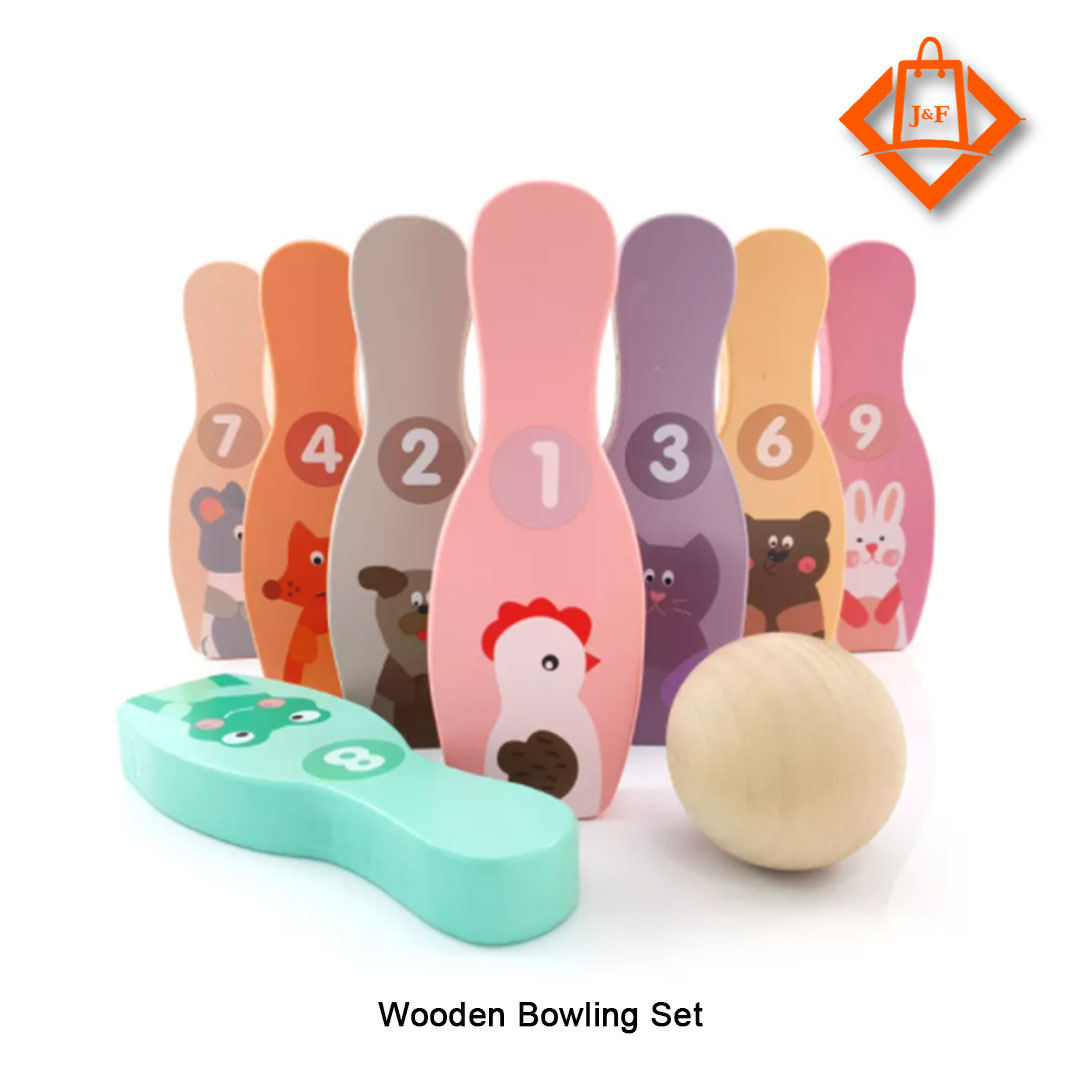 Wooden Bowling Set J&F Department Store