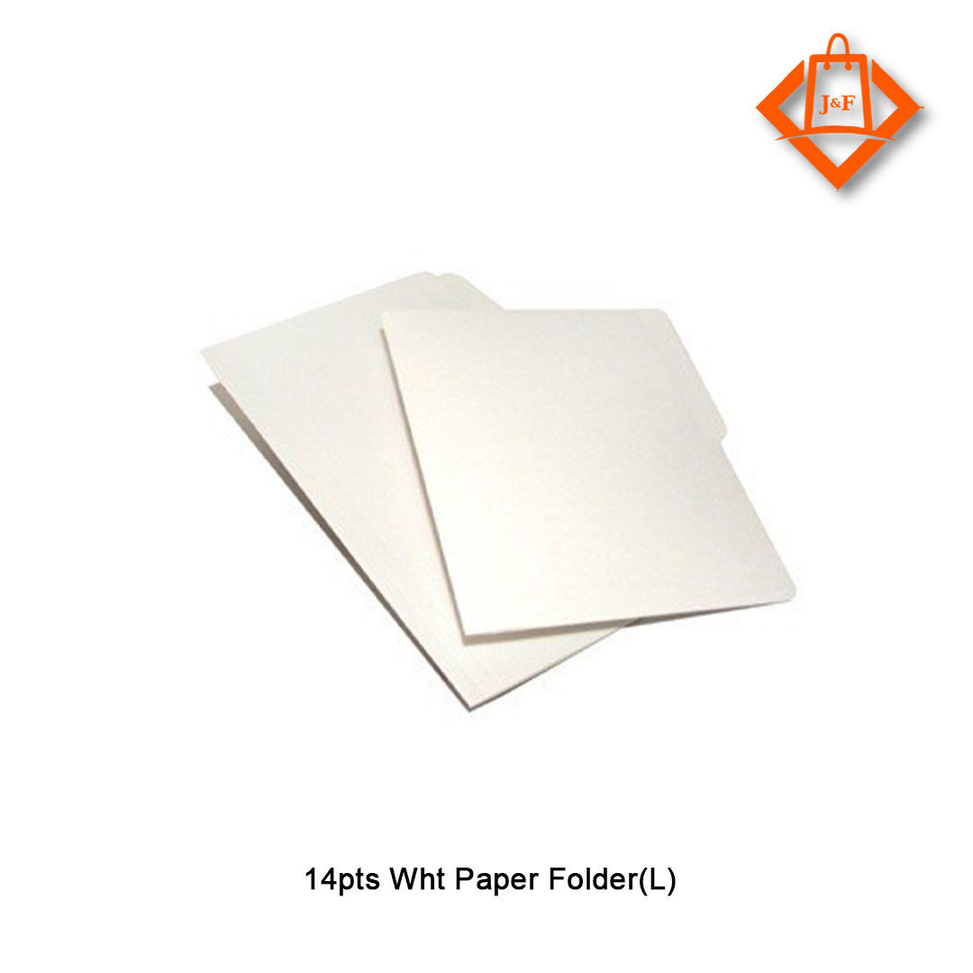 14pts Wht Paper Folder(L) J&F Department Store